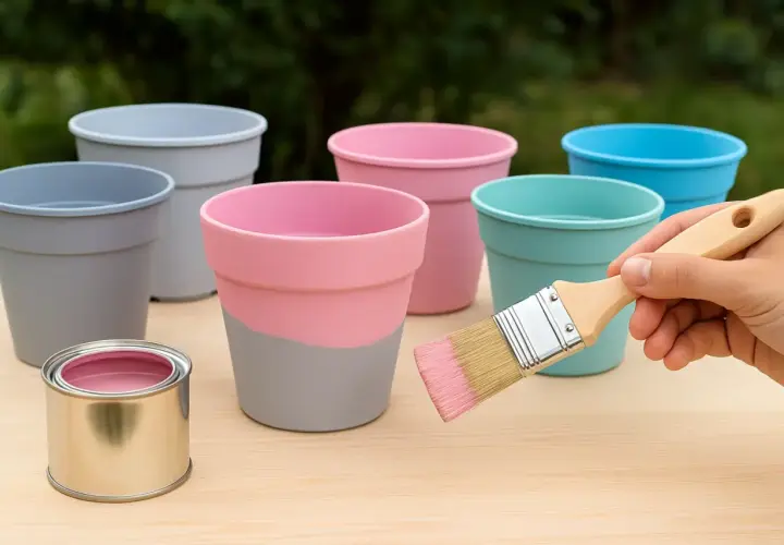 Jak skutecznie pomalować plastikowe doniczki ogrodowe, aby trwały dłużej?