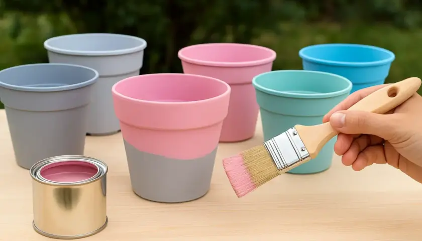 Jak skutecznie pomalować plastikowe doniczki ogrodowe, aby trwały dłużej?